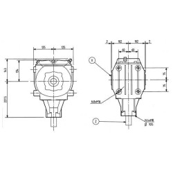 Pavarų dėžė TB-22C 5.12 : 1 26201610