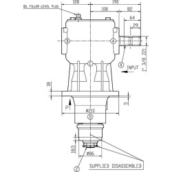 Pavarų dėžė LF-149 B 1:1 149029