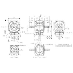 Pavarų dėžė T-312A 1:2,5 312689