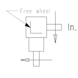 Pavarų dėžė T-312A 1:2,5 laisvosios eigos 312688