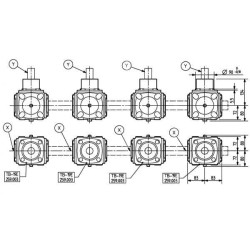 Pavarų dėžė TB-19C 1.46:1 259871
