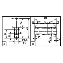 Pavarų dėžė TB-19C 1.46:1 259871