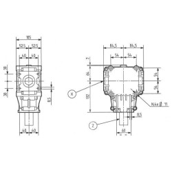 Pavarų dėžė T-281A, przełożenie 1:1 281864