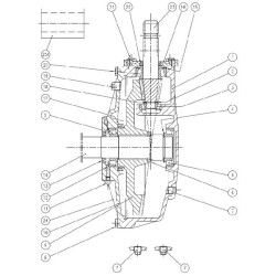Pavarų dėžė L-154-A 7.75:1 15480200