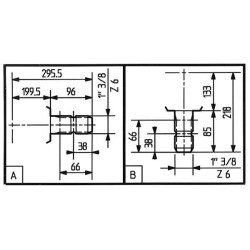 Pavarų dėžė T-292B 1:1.86 292006