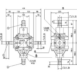 Pavarų dėžė T-292B 1:1.86 292210HL