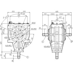 Pavarų dėžė T-332 3:1 332003