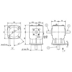 Pavarų dėžė LF-151A 1:2.54 151002