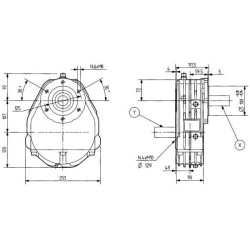 Pavarų dėžė A-624A 1:6.9 624000