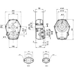 Pavarų dėžė GBR-30-ST-4-0.26 GBR30ST426