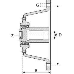 Įvesties elektros variklis IEC 100/112 PD94702011003