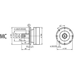 Išvesties mazgas US100/160 MC PD94708510000