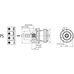 Išvesties mazgas US 250/500 PS PD94714500000