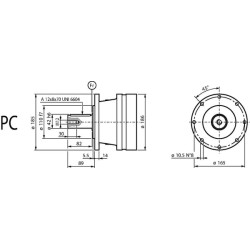Išvesties mazgas US100/160 PC PD94708505000