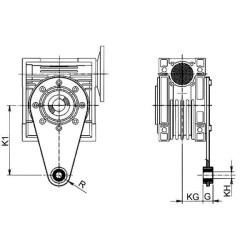 Sukimo momento svirtis GMR 130 GMR9130DMS