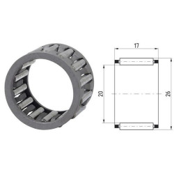 Adatinis guolis Steel-Power, 20 x 26 x 17 7777K20X26X17