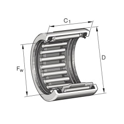 Adatinis ritininis guolis HK10142RSFPMB