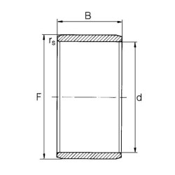 Vidinis žiedas IR8X12X105SKF