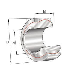 Radialinis sferinis paprastasis guolis 12x26x15/9mm, INA/FAG GE12FWINA