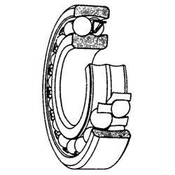 Savaime išsilyginantis rutulinis guolis 40x90x33mm SKF 75002308