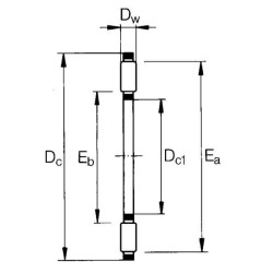 Adatinis volelis AXK6085SKF