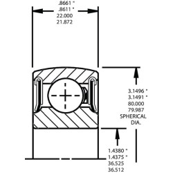 Rutulinis guolis 208NPPB5