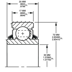 Rutulinis guolis 207KYY