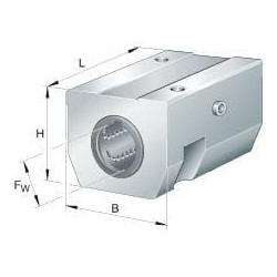 Linijinis rutulinis guolis KTHK20BPPAS