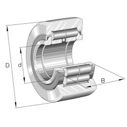 Vikšro ritininis guolis NUTR2052XA