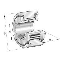 Vikšro ritininis guolis NATV6PPA
