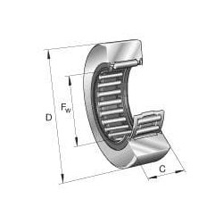 Vikšro ritininis guolis RNA22052RSR