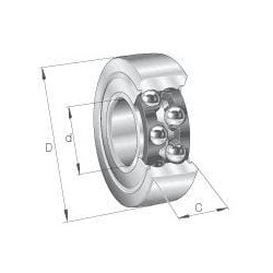Vikšro ritininis guolis LR50002RS