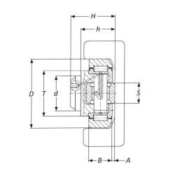 Kombinuotas guolis CR4060