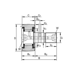 Smeigės tipo vikšro volelis 7500KR22PPA