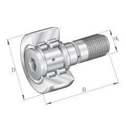 Vikšro ritininis guolis PWKR472RSXL