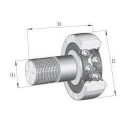 Vikšro volelis KR52022RS
