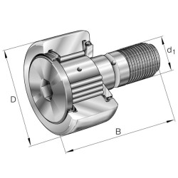 Vikšro ritinėlis su veržle KRV30BNMT