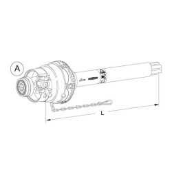 Plataus kampo kardaninis velenas WWZ23801210I1B
