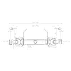 Kardaninis velenas G7 ilgis: 1810 mm 8G7N181CE007002