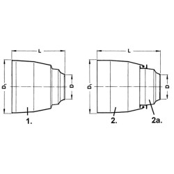 Apsauginis kūgis SC25 plataus kampo 852552