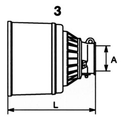 Apsauginis kūgis, išorinis, 4 dydis, 517040033