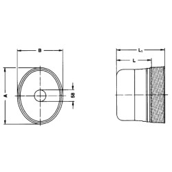 Apsauginis kūgis + guminis apykaklė 823400
