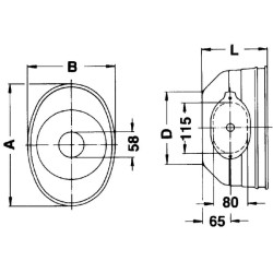 Apsauginis kūgis + dangtelis 826400