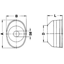 Apsauginis kūgis 150L 820900
