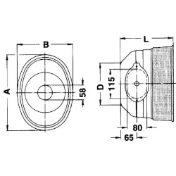 Apsauginis kūgis + guminis apykaklė 827400