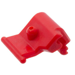 Raudonas kamštis lengvai užrakinamai apsaugai AS1234