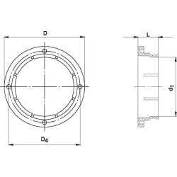 GT30-50 adapterio žiedas AG143