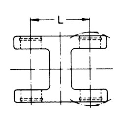 Dviguba jungtis, W2200/W200E Walterscheid 2023105