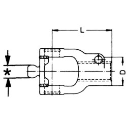 Jungas, greito atjungimo, 1-3/8"-21 griovelis, W2480 Walterscheid 351012