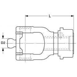 Jungtis, greito atjungimo, 1-3/8"-21 grioveliai, W2580 Walterscheid 3683112M